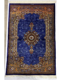 Royal Sapphire Medallion – Grand Qom Silk Masterpiece