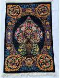 Imperial Peacock Garden – Fine Qom Silk Rug