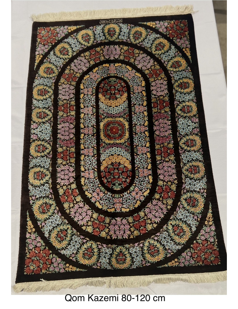 Qom Kazemi Design Traditional Persian Floral Pattern