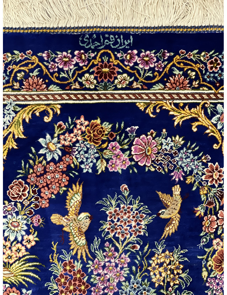 Royal Garden of Life – Fine Qom Silk Rug