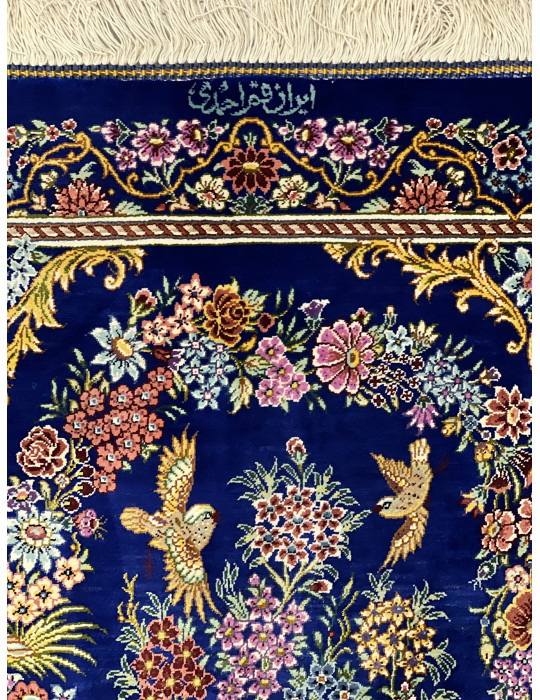 Royal Garden of Life – Fine Qom Silk Rug