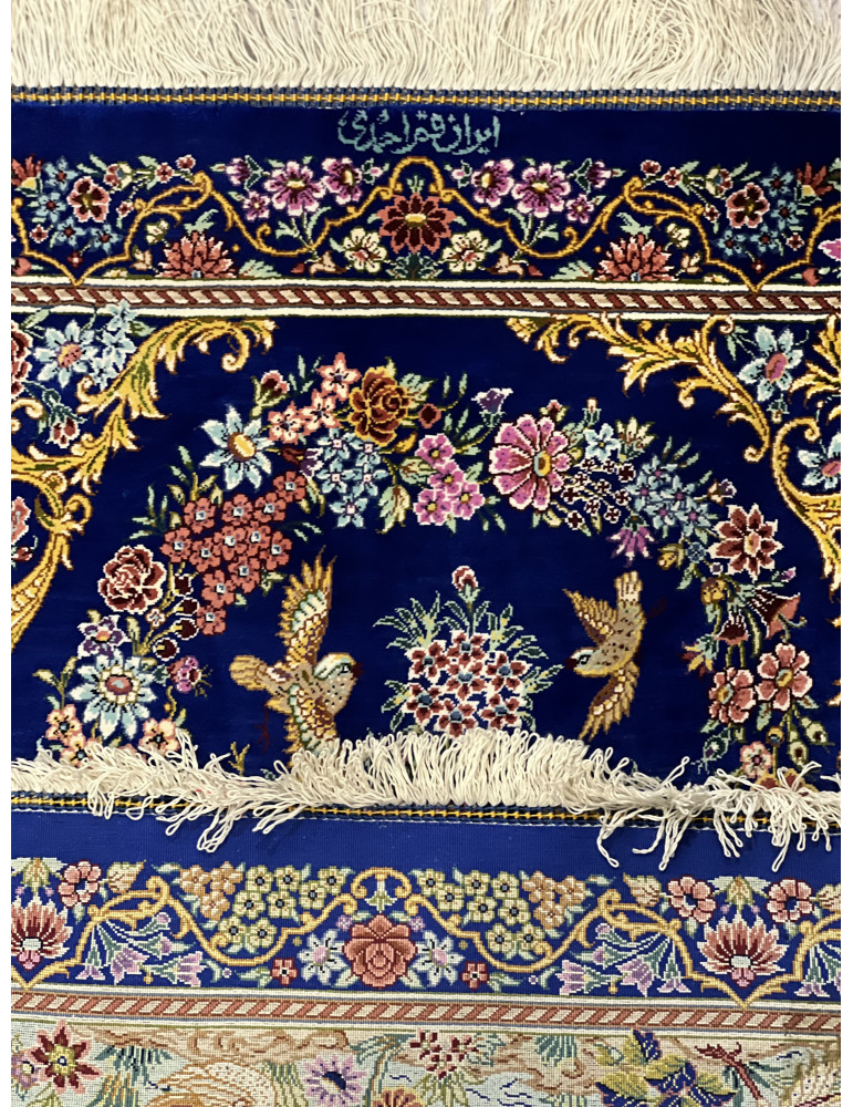 Royal Garden of Life – Fine Qom Silk Rug