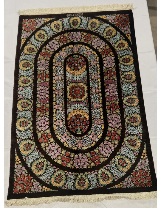 Qom Kazemi Design Traditional Persian Floral Pattern